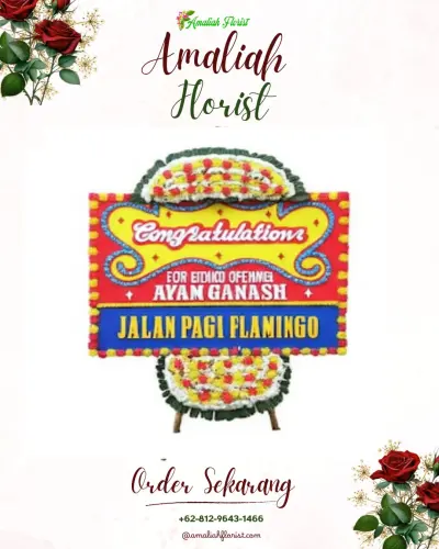 Bunga Papan Congratulation di Heledulaa Selatan